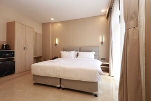 In-room safe, laptop workspace, soundproofing, iron/ironing board