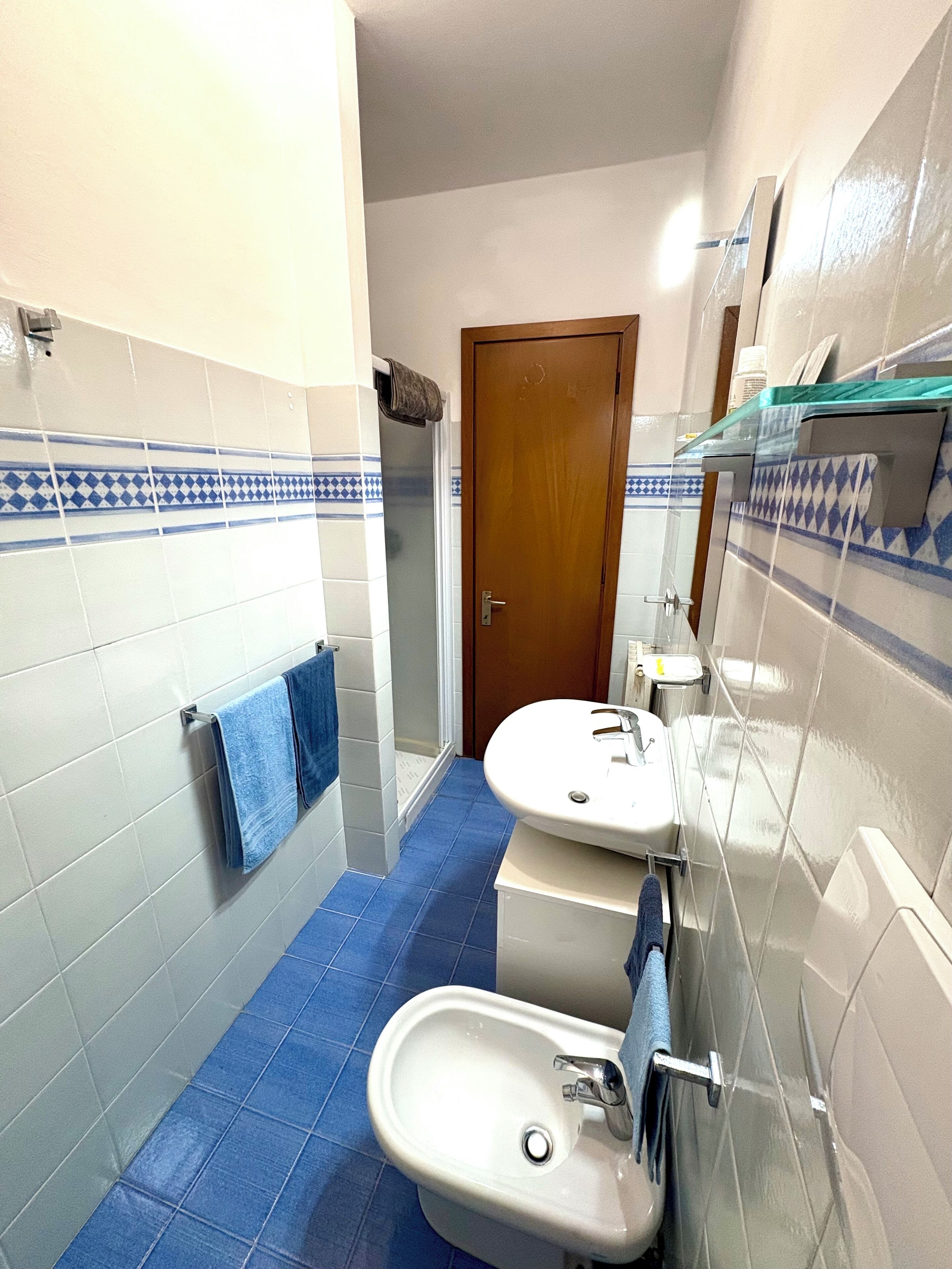 Hiustenkuivaaja, pyyhkeet, saippua, sampoo