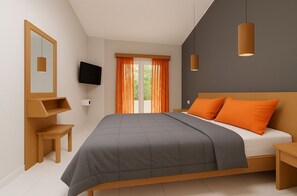 Basic Studio, Balcony | Free WiFi