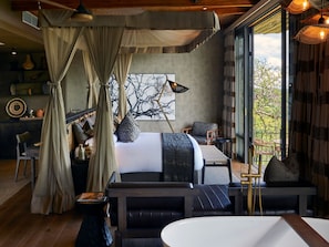 Luxury Suite | Minibar, free WiFi, bed sheets - Bupenyu Lodge by Newmark (Victoria Falls)