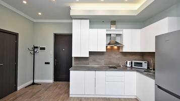 Classic Apartment, Balcony, City View | Private kitchen