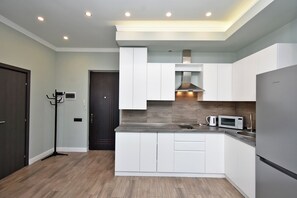 Căn hộ phong cách cổ điển, ban công, quang cảnh thành phố | Bếp riêng