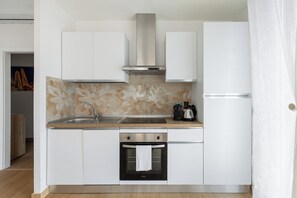 Apartment, 3 Bedrooms, Balcony, City View | Private kitchen