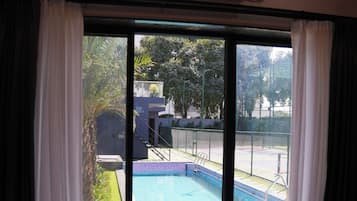 Vistas al campo desde el alojamiento