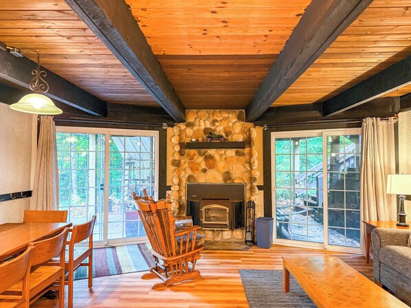 Fireplace, offices