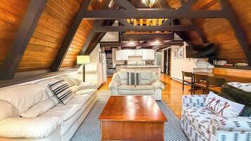 Fernseher, Kamin, DVD-Player, Arbeitsbereiche