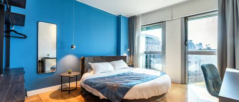 Habitación doble superior | Caja fuerte, escritorio, wifi gratis