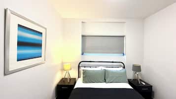 In-room safe, bed sheets