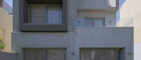 Deluxe villa, uitzicht op tuin | Uitzicht op de tuin