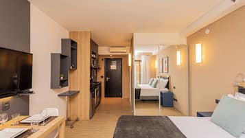 Classic Studio, City View | Ruang kerja komputer riba, Wi-fi percuma