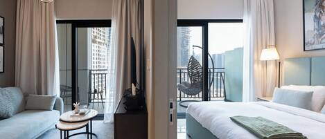 1 bedroom, in-room safe, desk, iron/ironing board