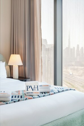 Appartement Design, balcon, vue ville