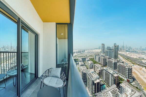 Design Apartment, Balcony, City View | Balcony