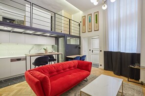Apartment | Living area - Duplex Center of Paris (Paris)