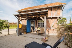 Classic-Ferienhaus, 2 Schlafzimmer, Haustiere gestattet | Terrasse/Patio