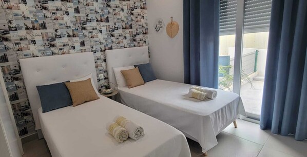 2 chambres, fer et planche Ă repasser, Wi-Fi, literie fournie