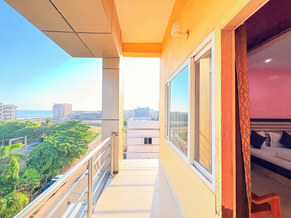 华丽双人房, 阳台, 海景 | 阳台景观