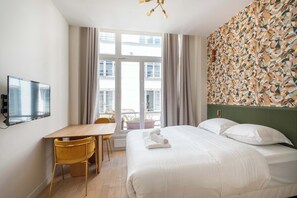 1 dormitorio, Internet, ropa de cama