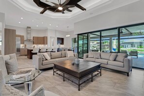 TV connectée, cheminée