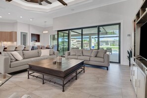 TV connectée, cheminée