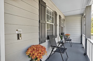 Apartment, 2 Bedrooms | Terrace/patio - Serenity Landing - 5 Minutes to Airport - Sleeps 6 (Atlanta)
