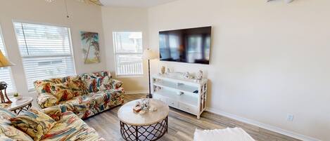 Appart'hôtel, 2 chambres | Coin séjour