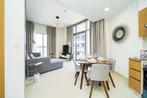 Interior - PVH - Burj Khalifa View 1BR - Bellevue 2 (Dubai)