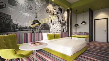 In-room safe, desk, laptop workspace, soundproofing