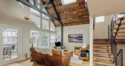 Private Home in Town by InvitedHome | Walk to Ski and Shops, Private Hot Tub