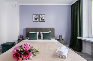 Blackout drapes, soundproofing, iron/ironing board, cribs/infant beds - Lumina city Comfort in Łódź Center (Łódź)