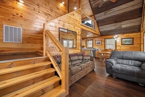 TV, fireplace, video games