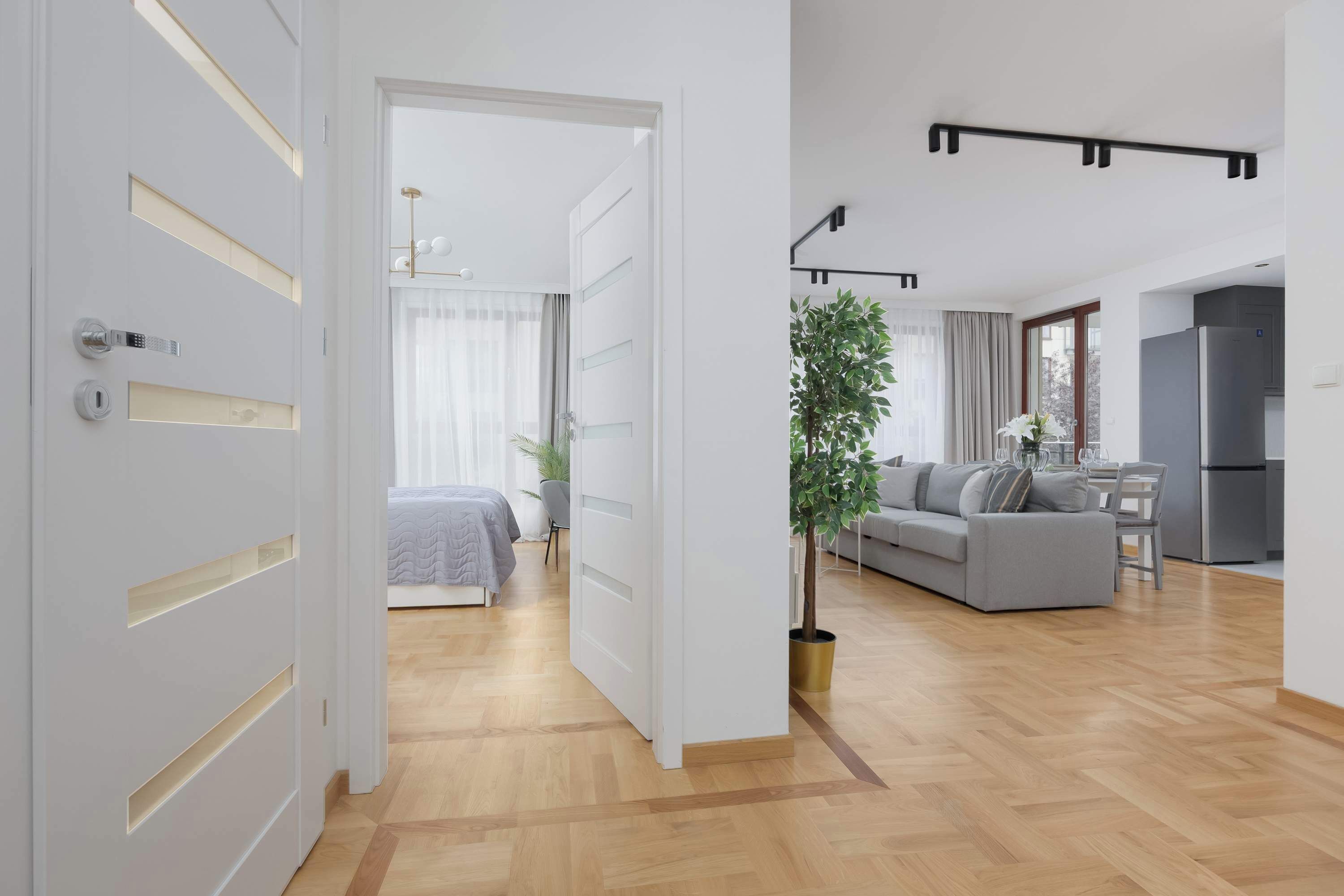 1 bedroom, desk, iron/ironing board, travel crib