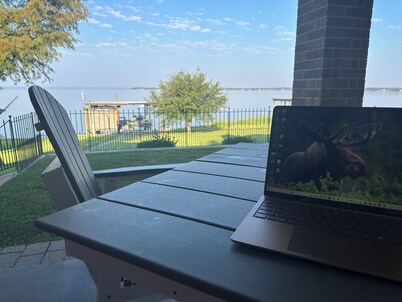 Lakefront Getaway on Lake Livingston, Sleeps 18, Dock, Slide & Sunset Views