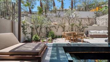 Blick auf den Garten