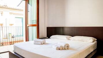 1 bedroom, iron/ironing board, bed sheets