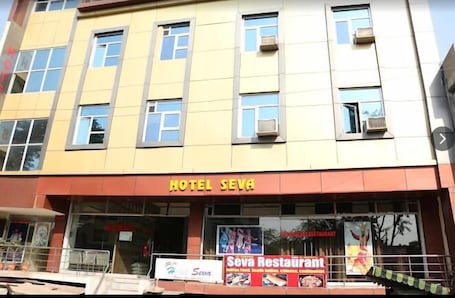 Front of property. Hotel Seva & Restaurant