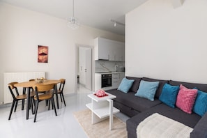 Apartment, 2 Bedrooms, Balcony, City View | Private kitchen - Bianca by halu (Thessaloniki)