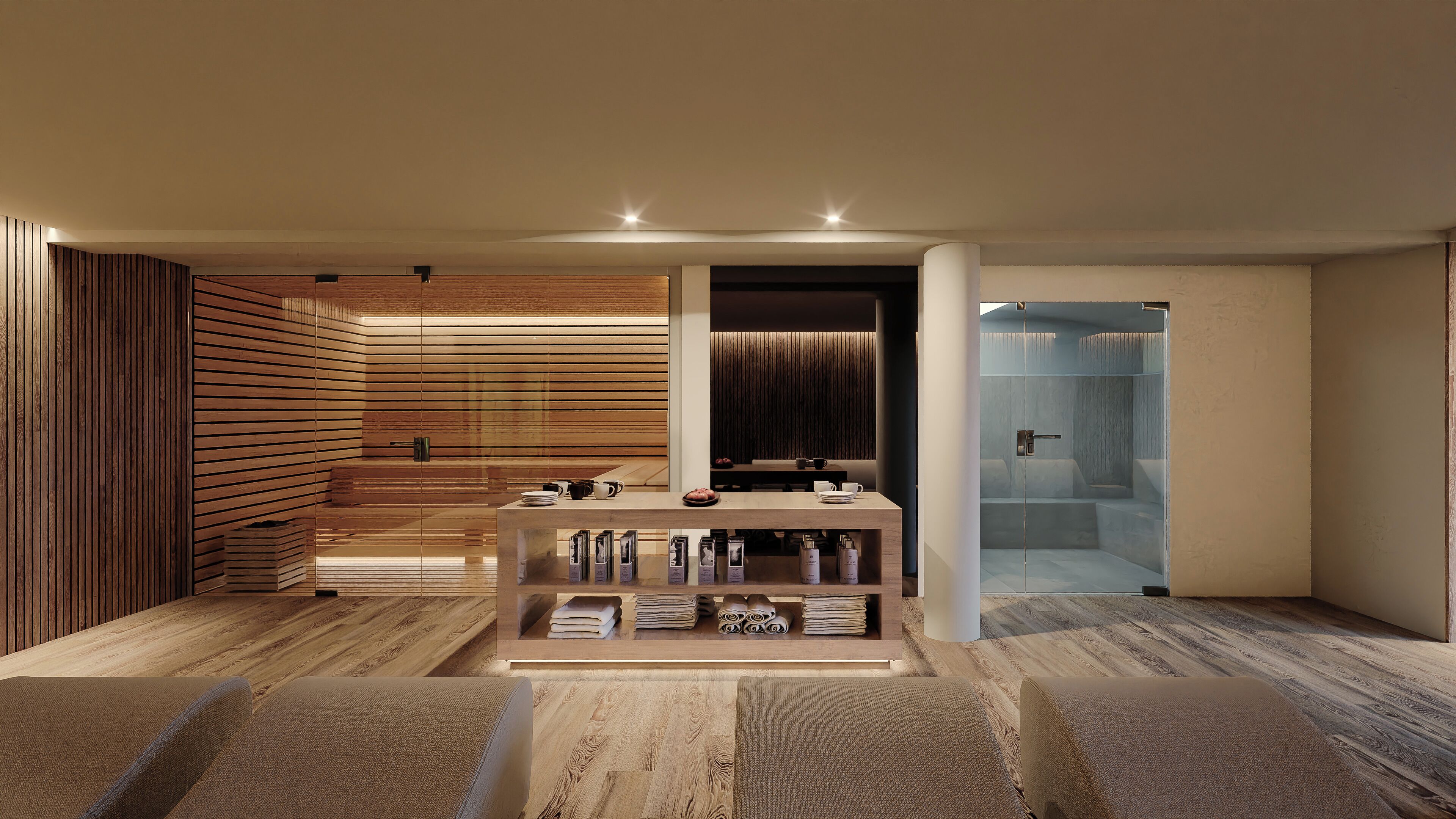 Sauna y baño de vapor 