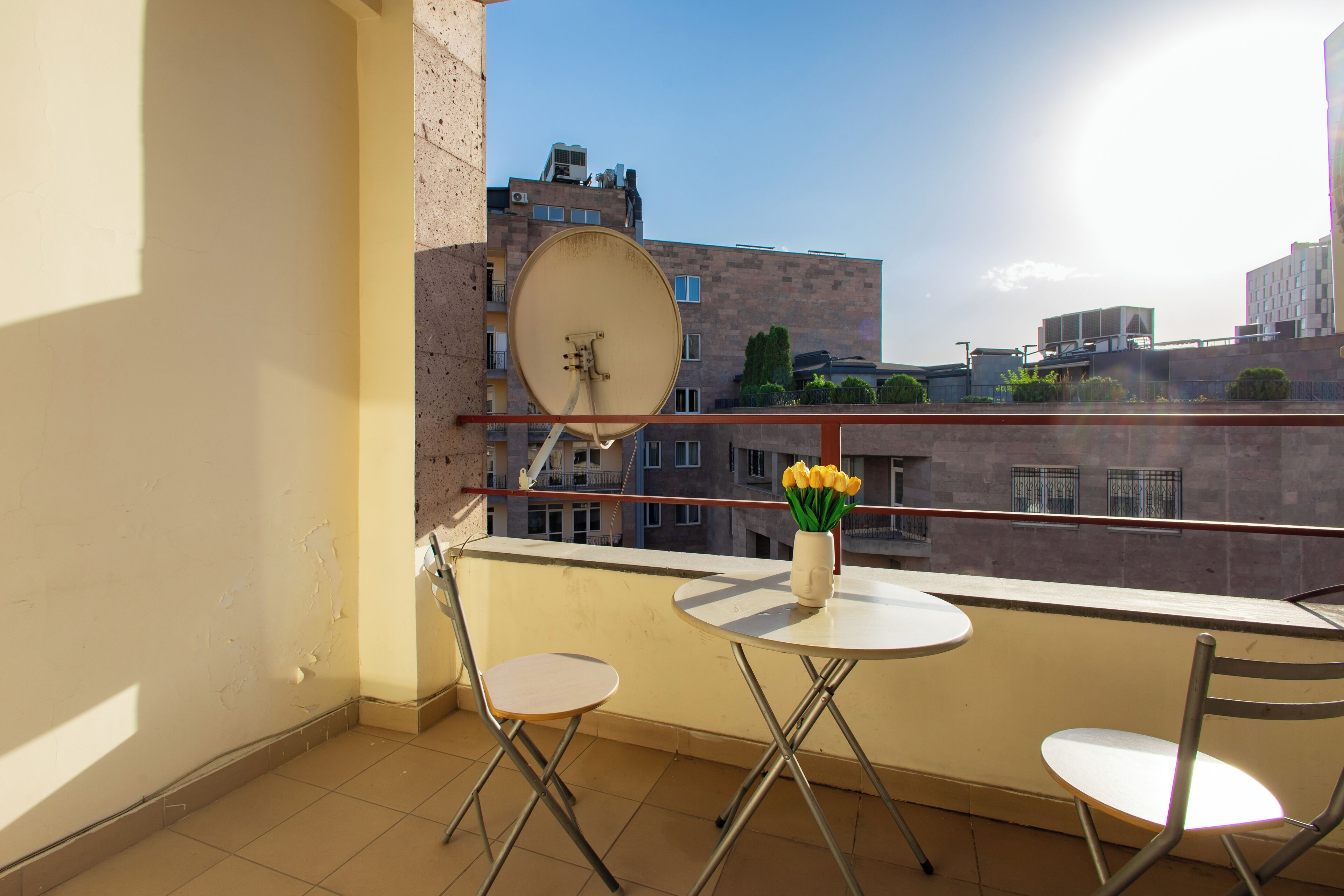 컴포트 아파트, 발코니, 시내 전망 | 발코니