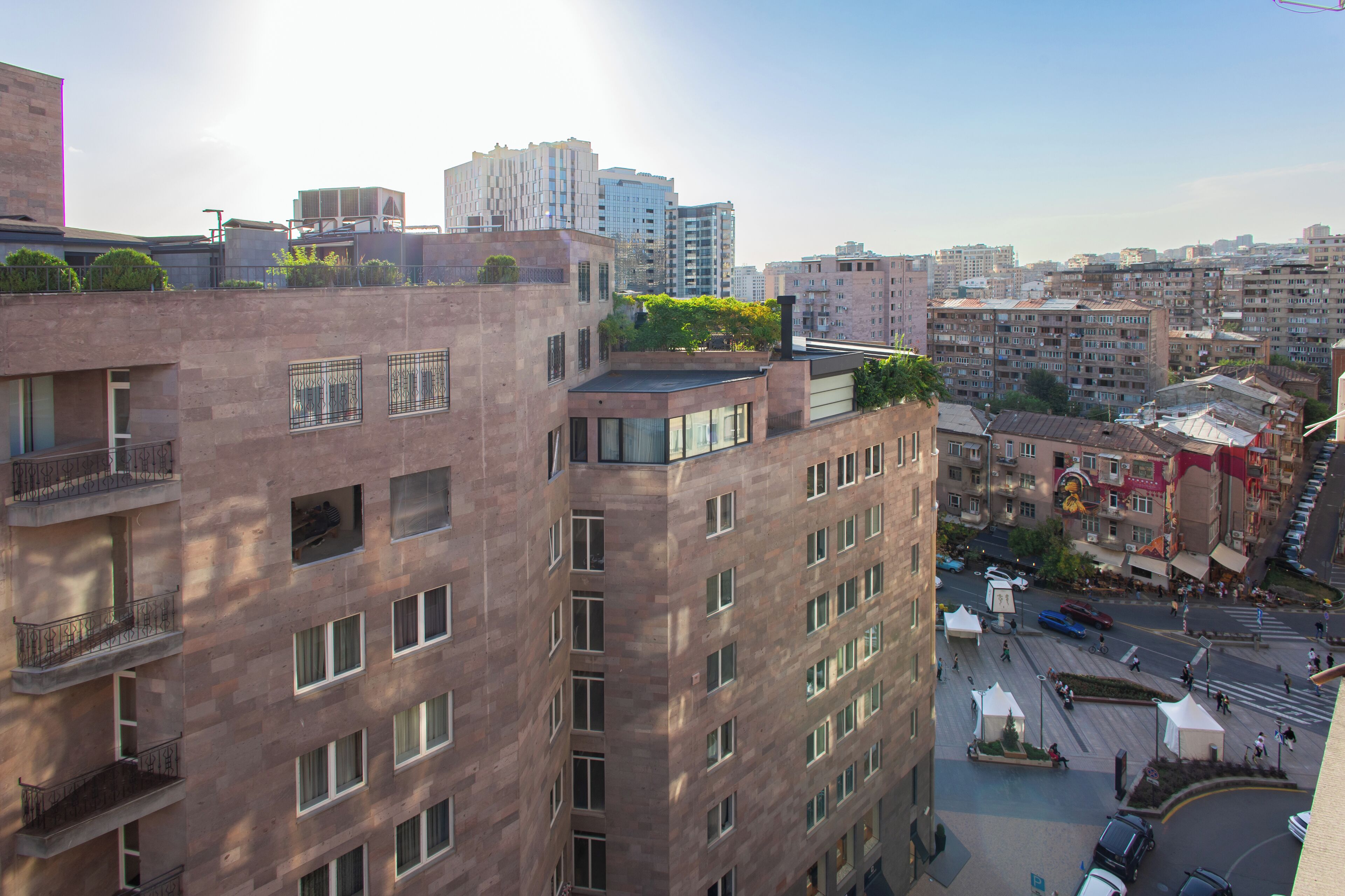 컴포트 아파트, 발코니, 시내 전망 | 발코니 전망