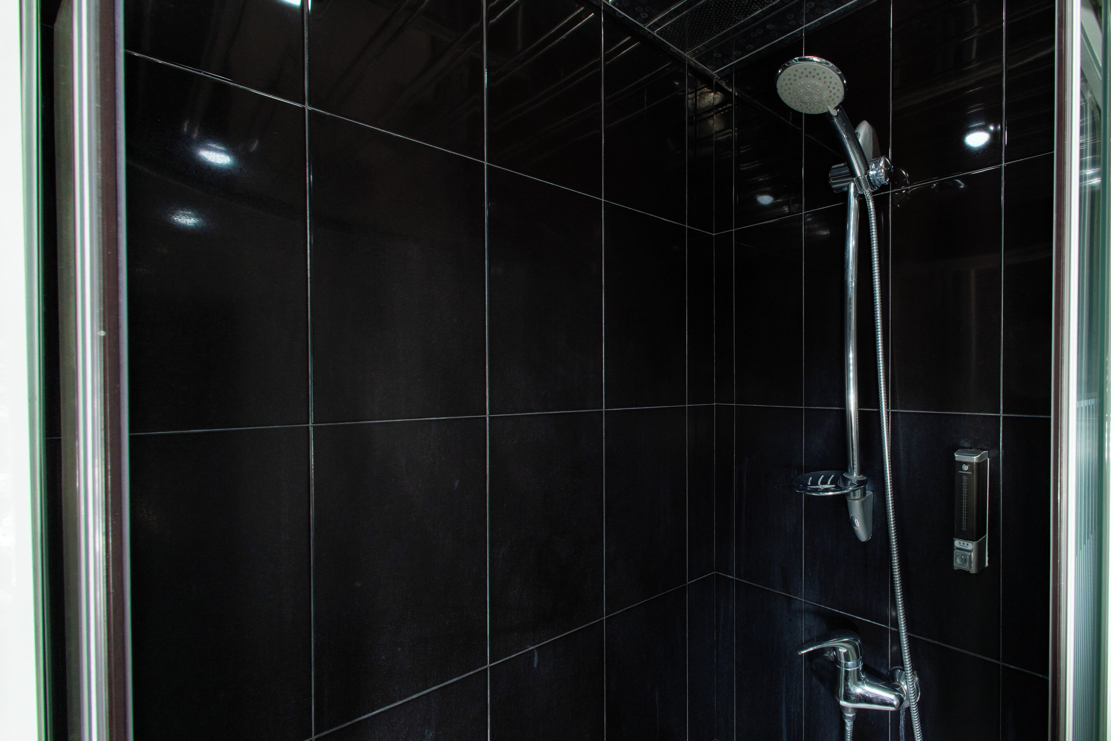 Comfort Apartment, Balcony, City View | Bathroom | Shower, towels, soap, toilet paper