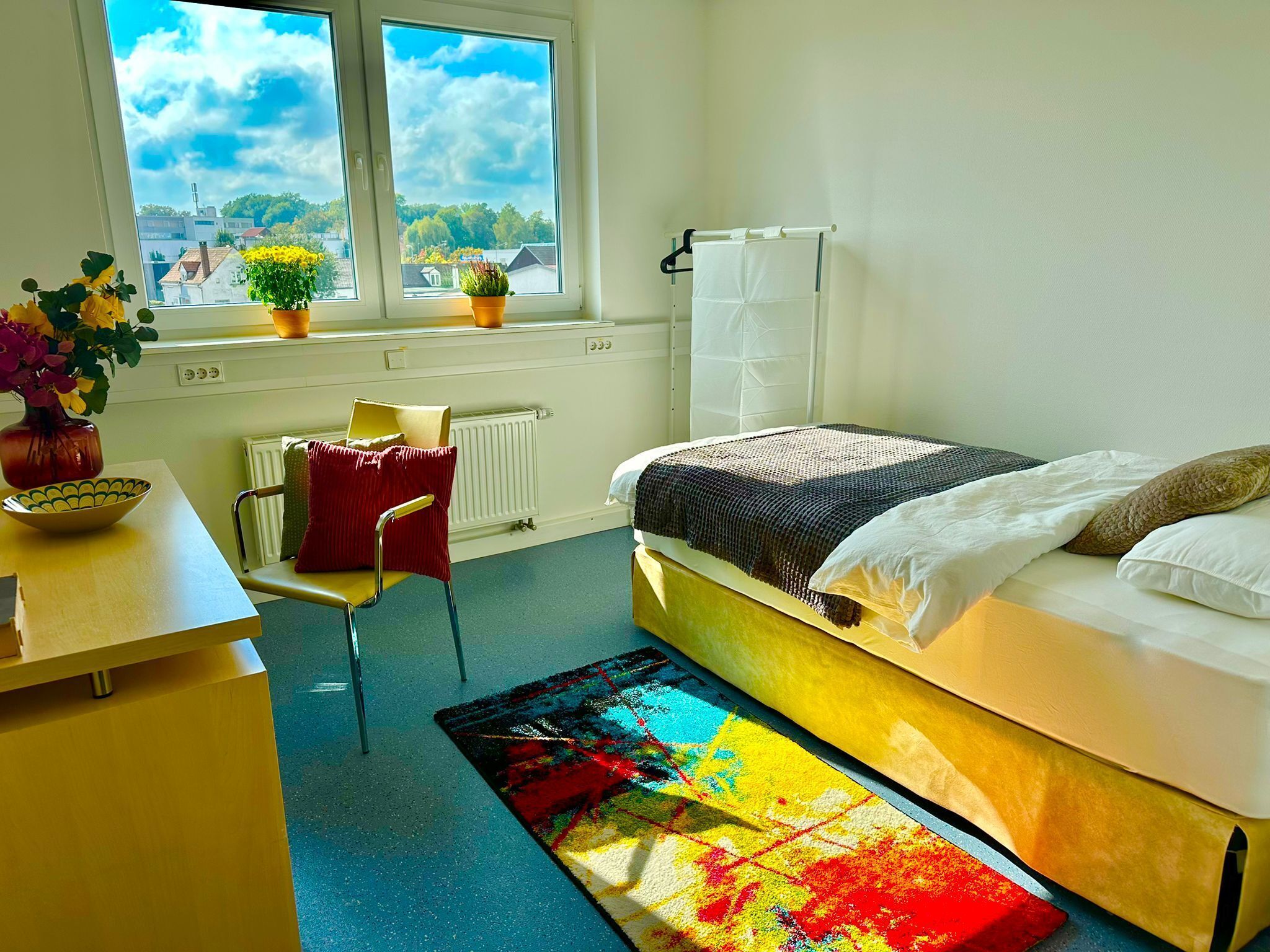 Habitación individual | Escritorio, espacio para trabajar con laptop y wifi gratis 