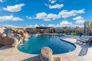 Outdoor pool, a heated pool - Bajada Sunrise Oasis | Poolside Cabana & Mountain Views (Scottsdale)