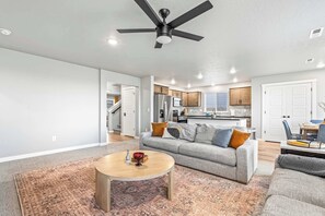 TV, video games, books, offices