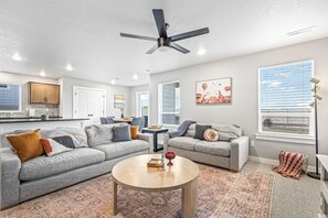 TV, video games, books, offices