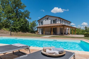 Pool - Villa Teresa - 8 bedrooms, pool, airco, wifi, pet friendly, Le Marche (Sant'Angelo in Pontano)