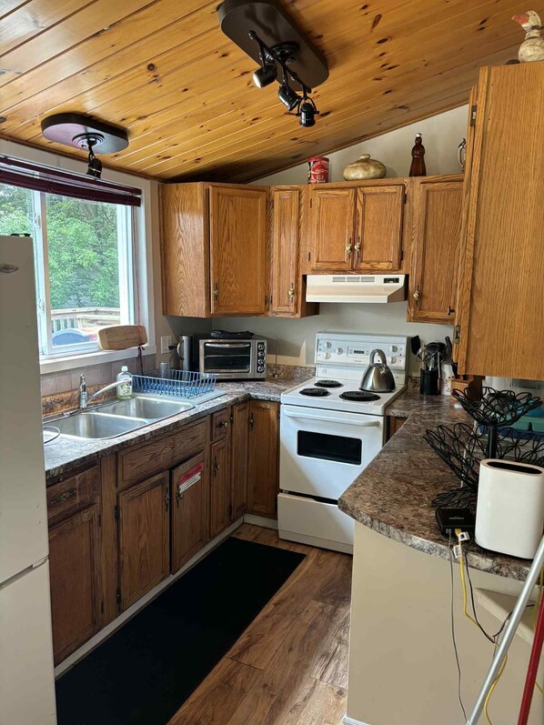 Microwave, oven, stovetop