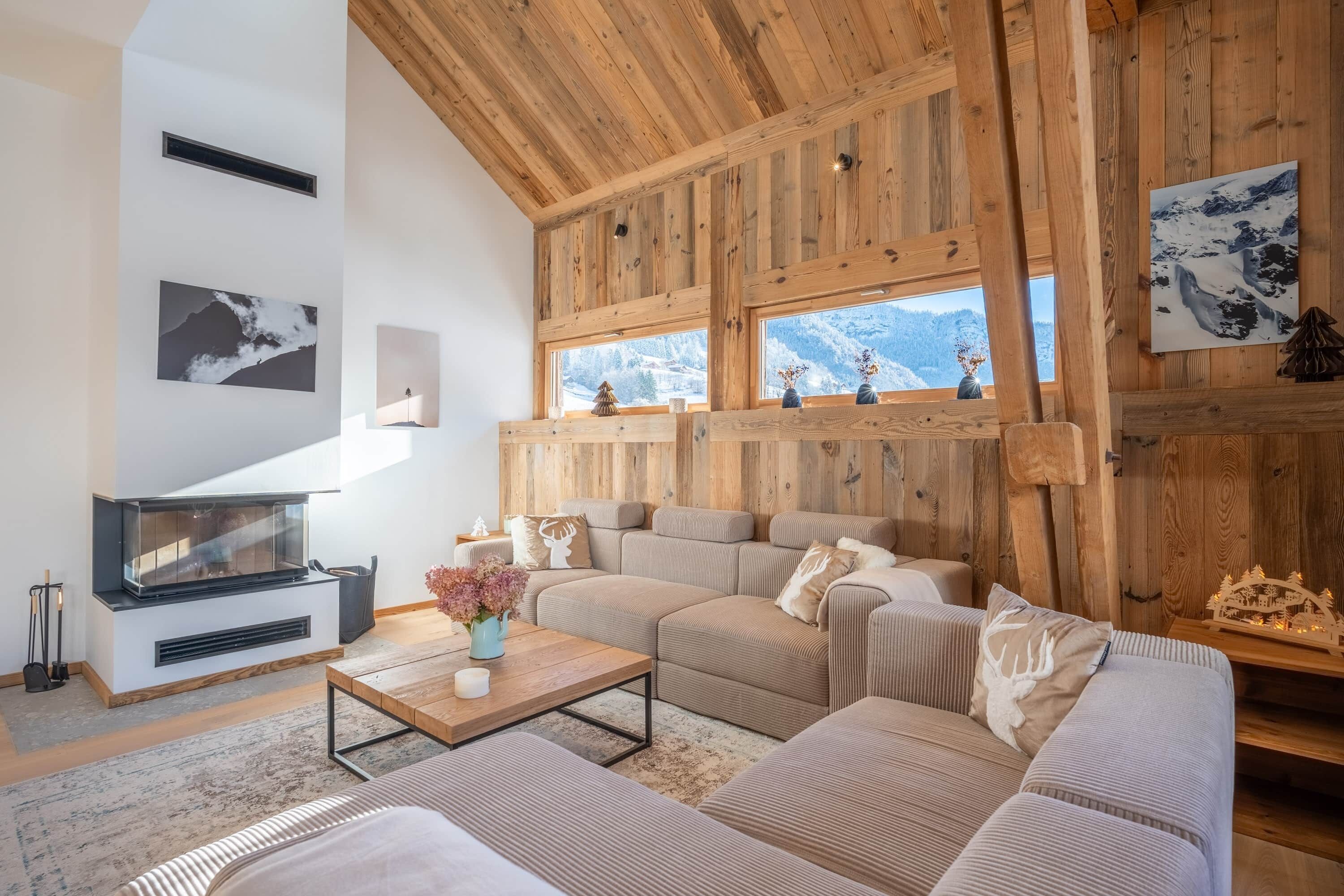 Télévision, cheminée