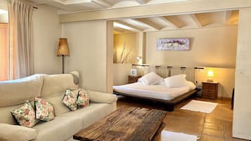 Departamento, 1 cama King size | Área de sala de estar