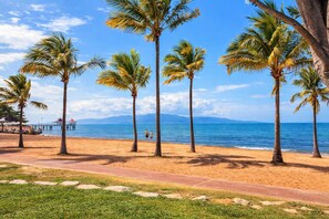 En la playa 